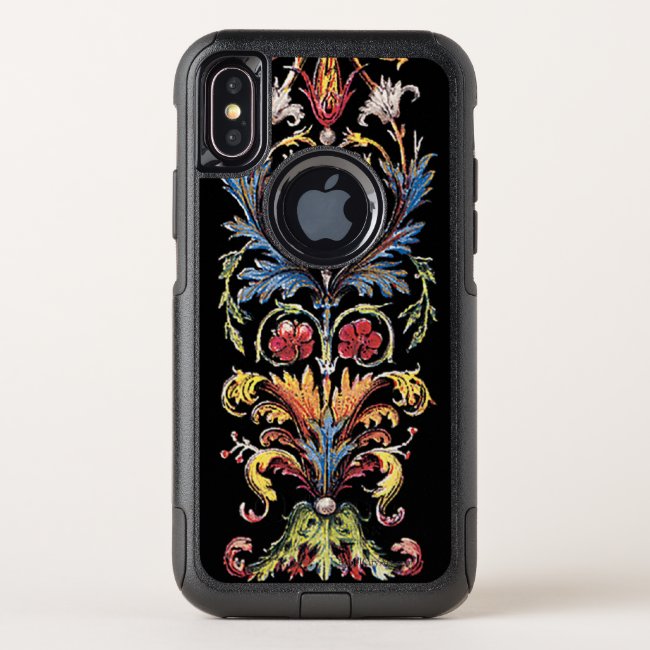 Illuminated Manuscript Floral iPhone X OtterBox