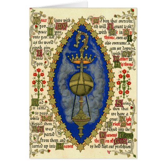 Illuminated Manuscript for Ascension Day (Front)