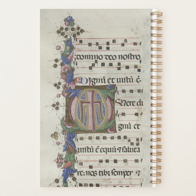 Illuminated Manuscript Planner (Back)