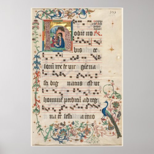 Illuminated Manuscript Poster