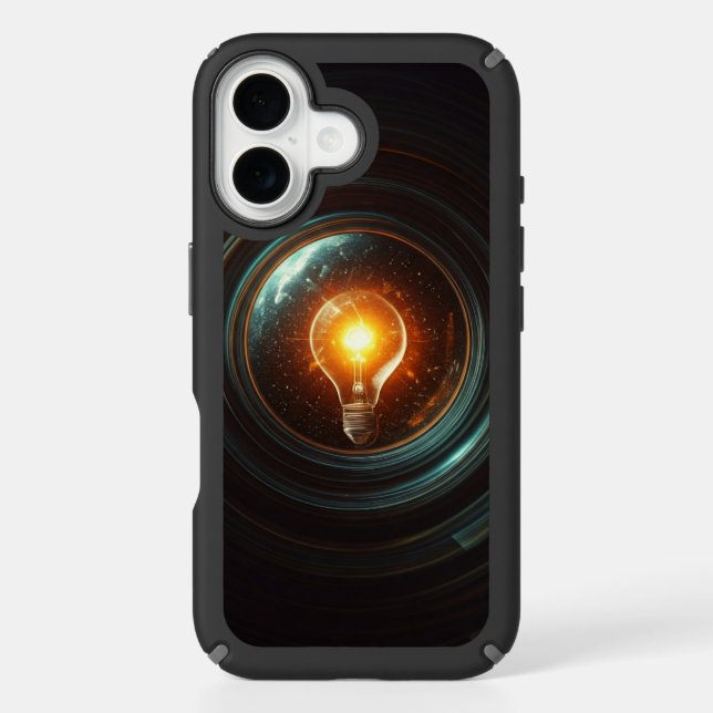 "Illuminated Mind - iPhone 16 Case Design" (Front)