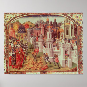 Illuminated miniature from a universal poster