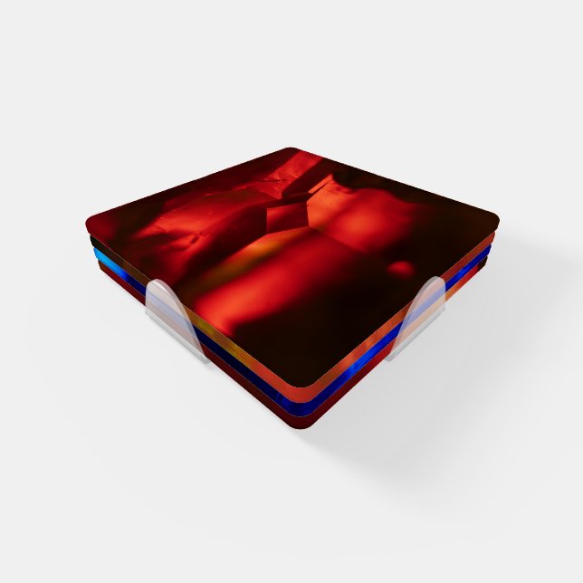 Illuminated Quartz Crystals Coaster Set (Set)