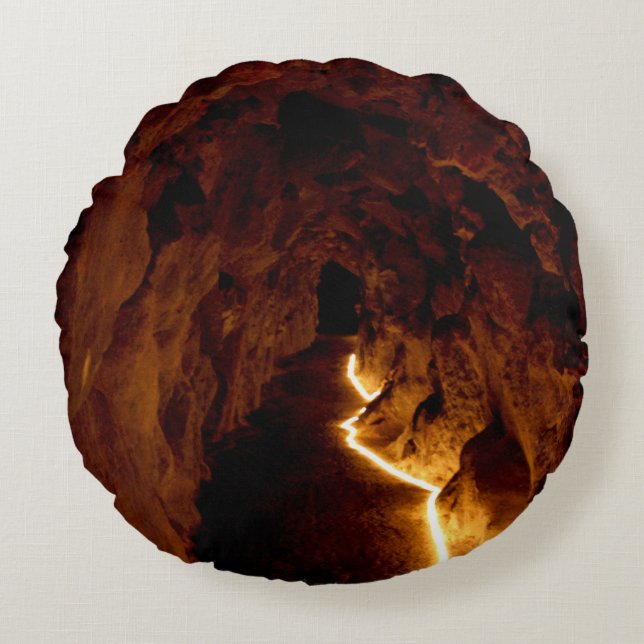 Illuminated Secret Tunnel  Round Pillow (Front)