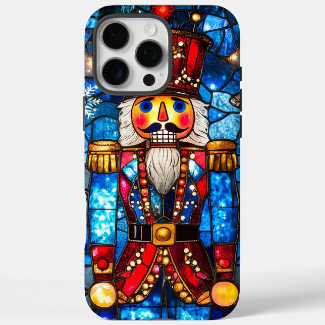 Illuminated Stained Glass Nutcracker Case-Mate iPhone Case (Back)