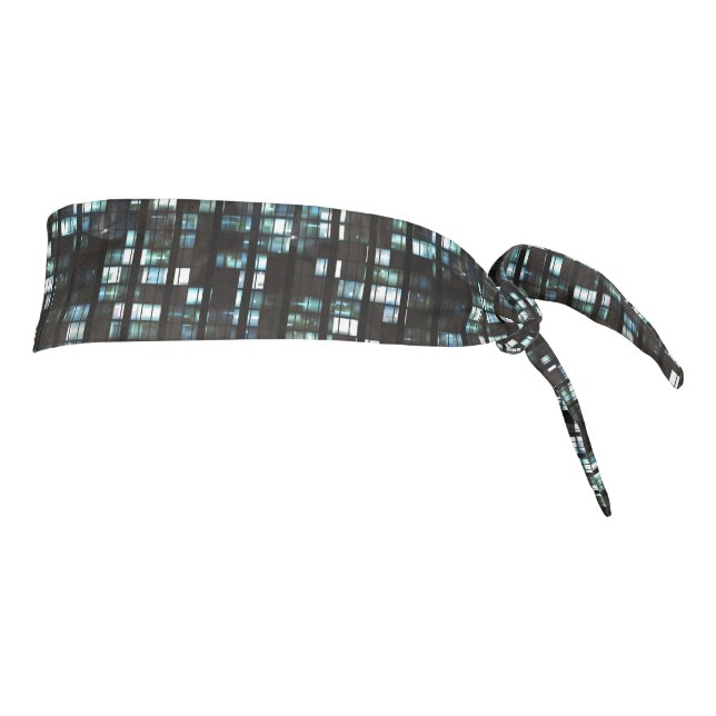 Illuminated windows pattern tie headband (Rotate 90)