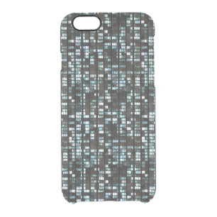 Illuminated windows pattern clear iPhone 6/6S case