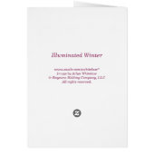 Illuminated Winter Cards (Back)