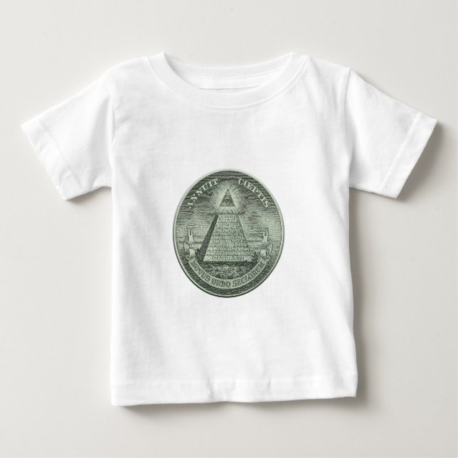 Illuminati - All seeing eye Baby T-Shirt (Front)