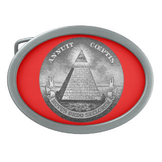 Illuminati All Seeing Eye Belt Buckle