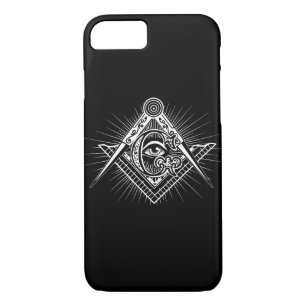 Illuminati All Seeing Eye Freemason Symbol iPhone 8/7 Case