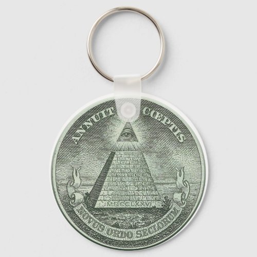 Illuminati _ All seeing eye Keychain
