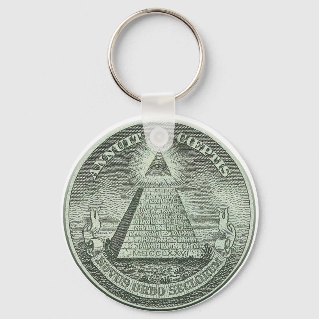 Illuminati - All seeing eye Keychain (Front)
