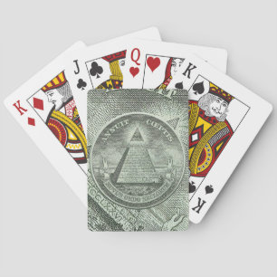 Illuminati - All seeing eye Poker Cards