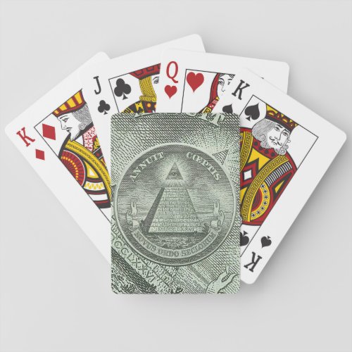 Illuminati _ All seeing eye Poker Cards