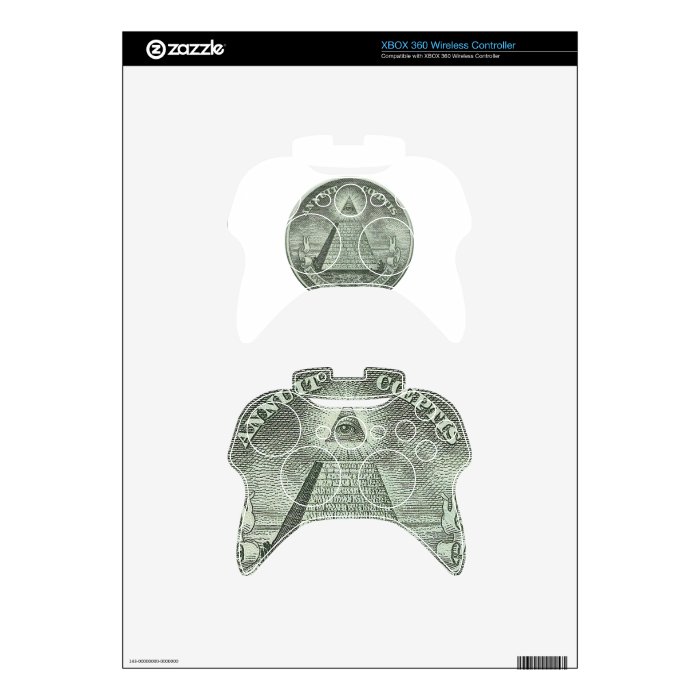 Illuminati   All seeing eye Xbox 360 Controller Skin