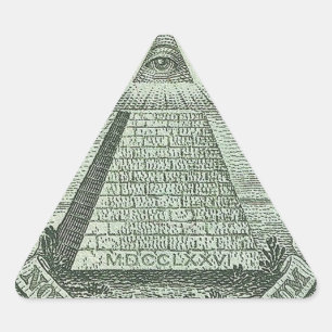 Illuminati - All seeing eye Triangle Sticker