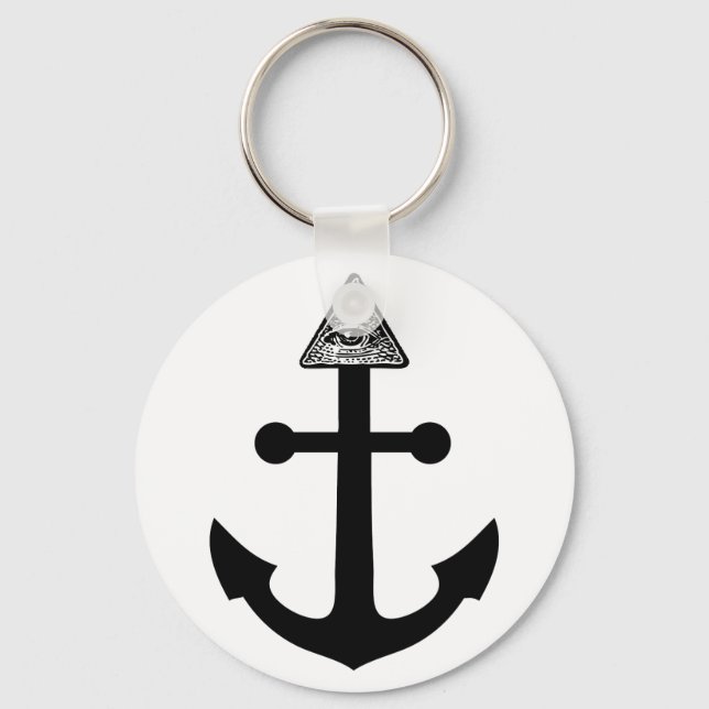 Illuminati Anchor Keychain (Front)