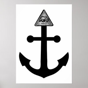 Illuminati Anchor Poster