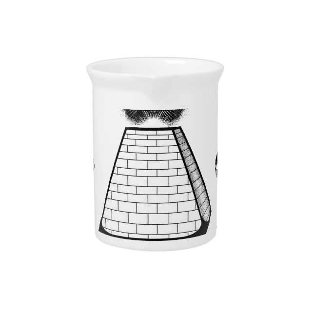 illuminati beverage pitcher (Front)