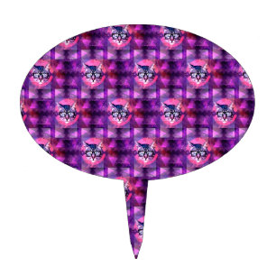 illuminati cat cake topper