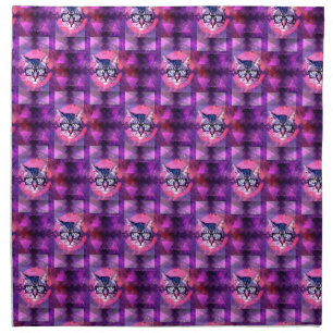 illuminati cat cloth napkin