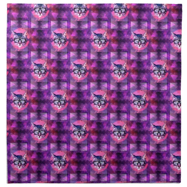 illuminati cat cloth napkin (Front)