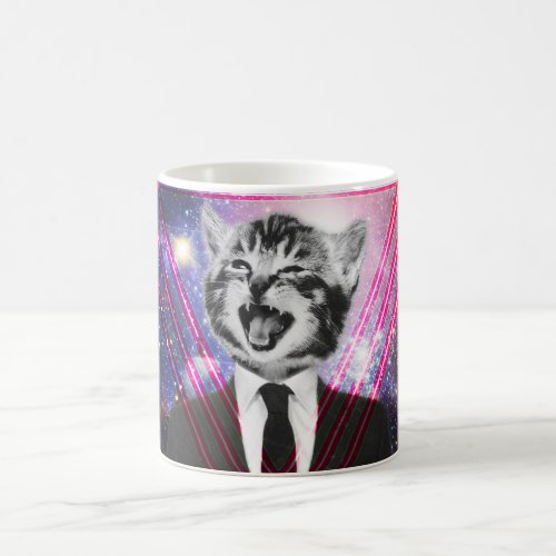 Illuminati cat coffee mug