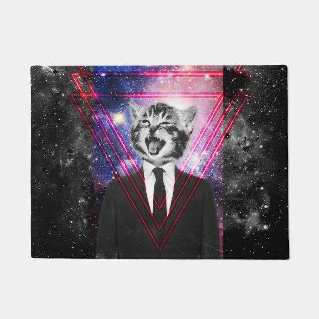 Illuminati cat doormat (Front)