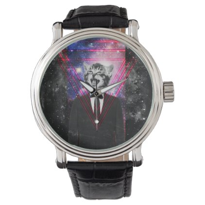 Illuminati cat wristwatch