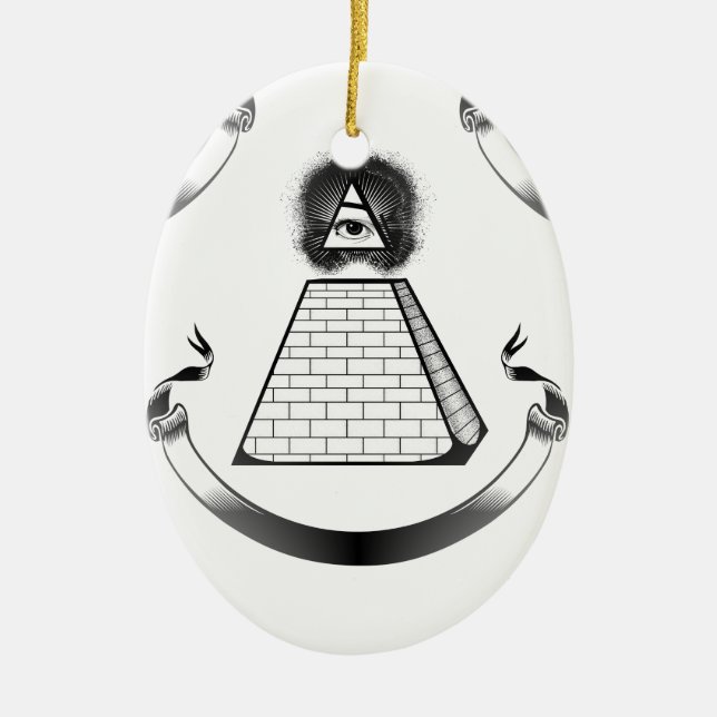 illuminati ceramic ornament (Front)