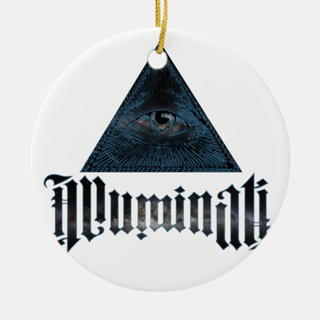Illuminati Ceramic Ornament (Front)