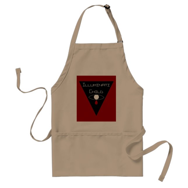 Illuminati Child Adult Apron (Front)