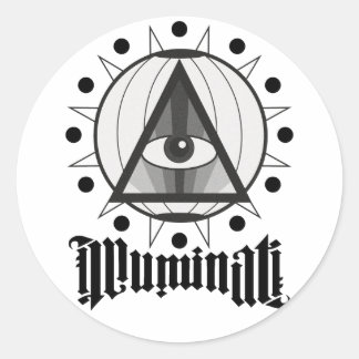 Illuminati Classic Round Sticker