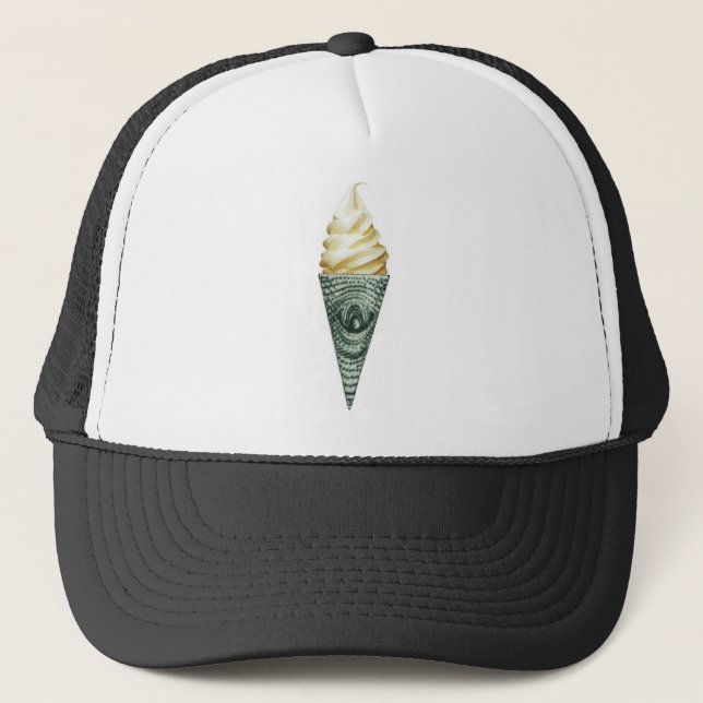 illuminati cone trucker hat (Front)