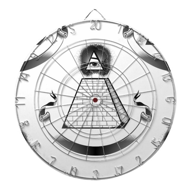 illuminati dart board (Front)