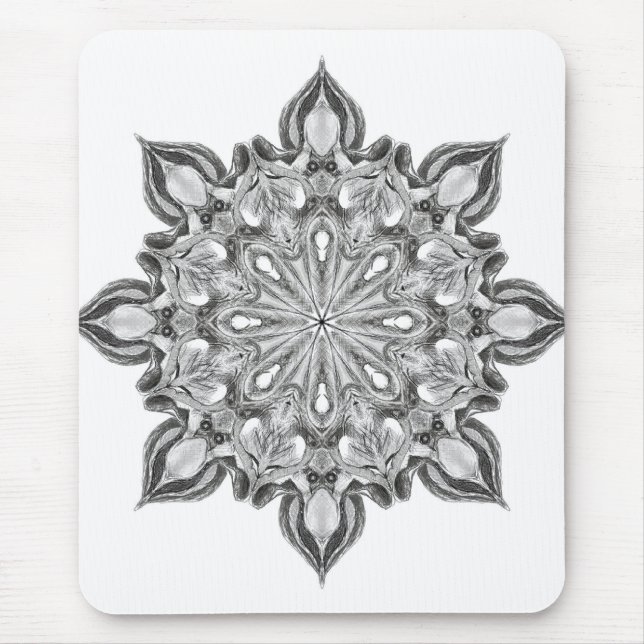 Illuminati greys alien owl medallion mouse pad (Front)