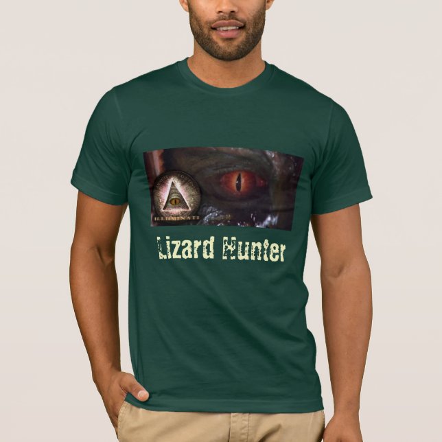 Illuminati Lizard Hunter T-Shirt (Front)