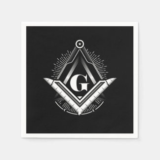Illuminati Masonic Conspiracy Triangle Pyramid Gif Napkins