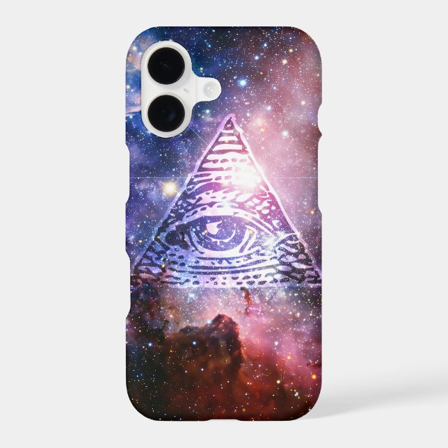 Illuminati nebula iphone case (Back)