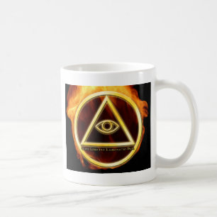 Illuminati on Fire Coffee Mug