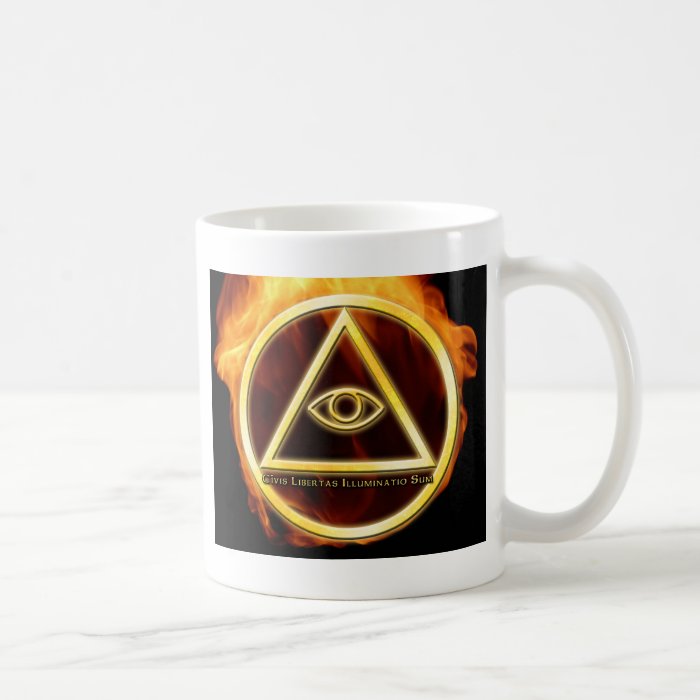 Illuminati on Fire Mug