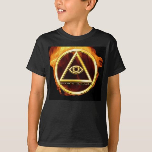 Illuminati on Fire T_Shirt