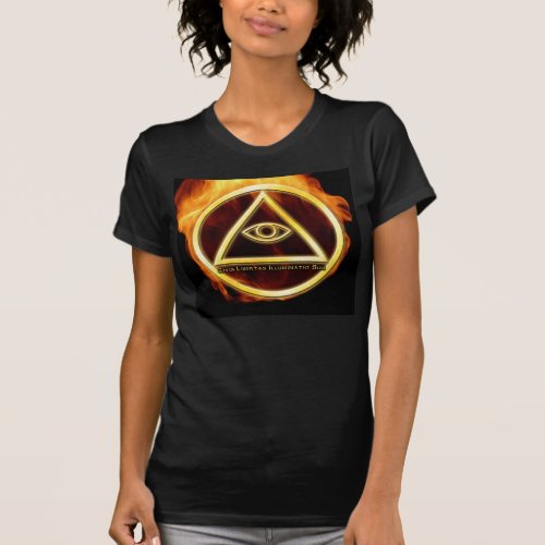 Illuminati on Fire T_Shirt