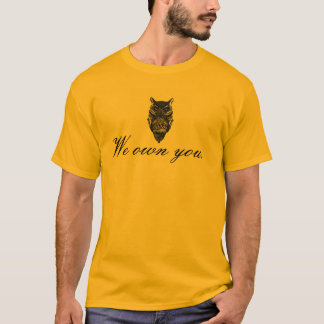Illuminati Owl "We Own You" T-Shirt All Seeing Eye
