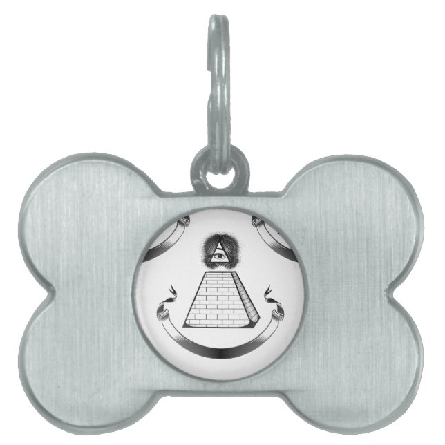 illuminati pet tag (Front)