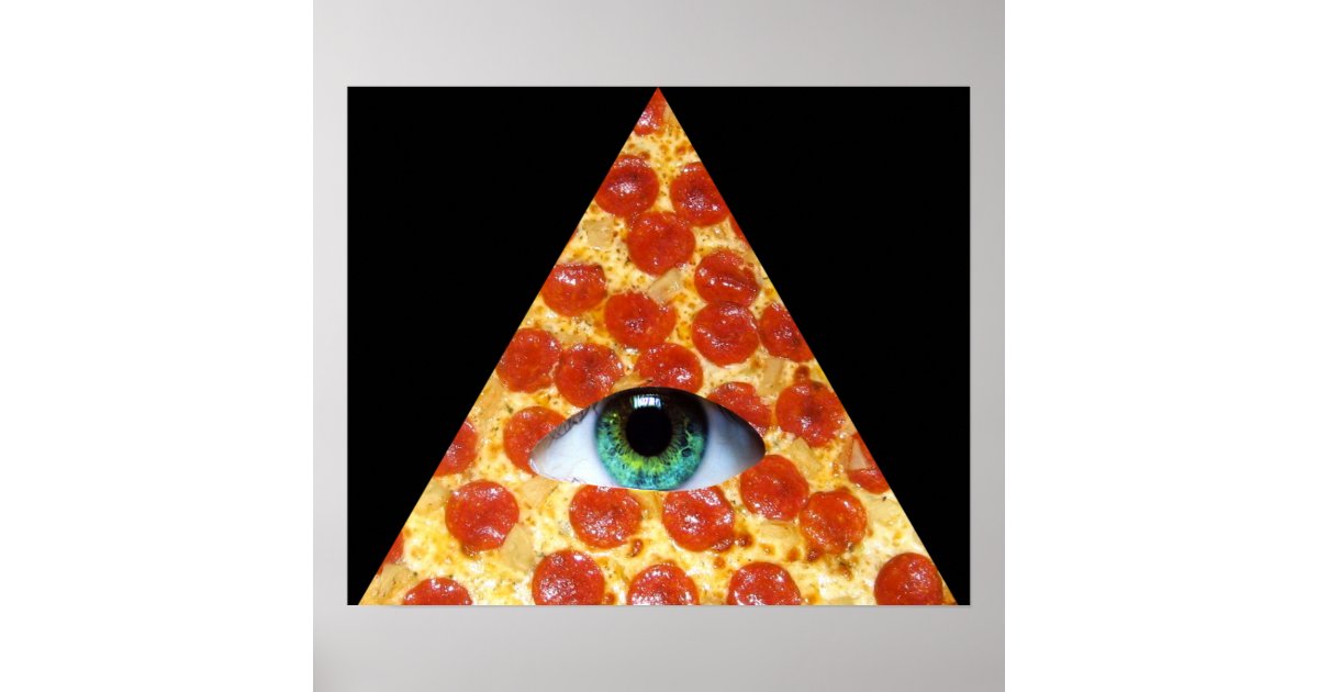 Illuminati Pizza Poster Zazzle