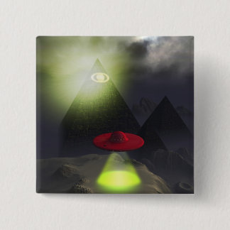 Illuminati Pyramid and UFO Button
