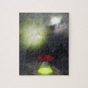 Illuminati Pyramid and UFO Puzzle