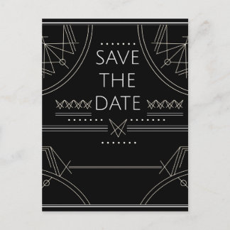 illuminati save the date announcement postcard